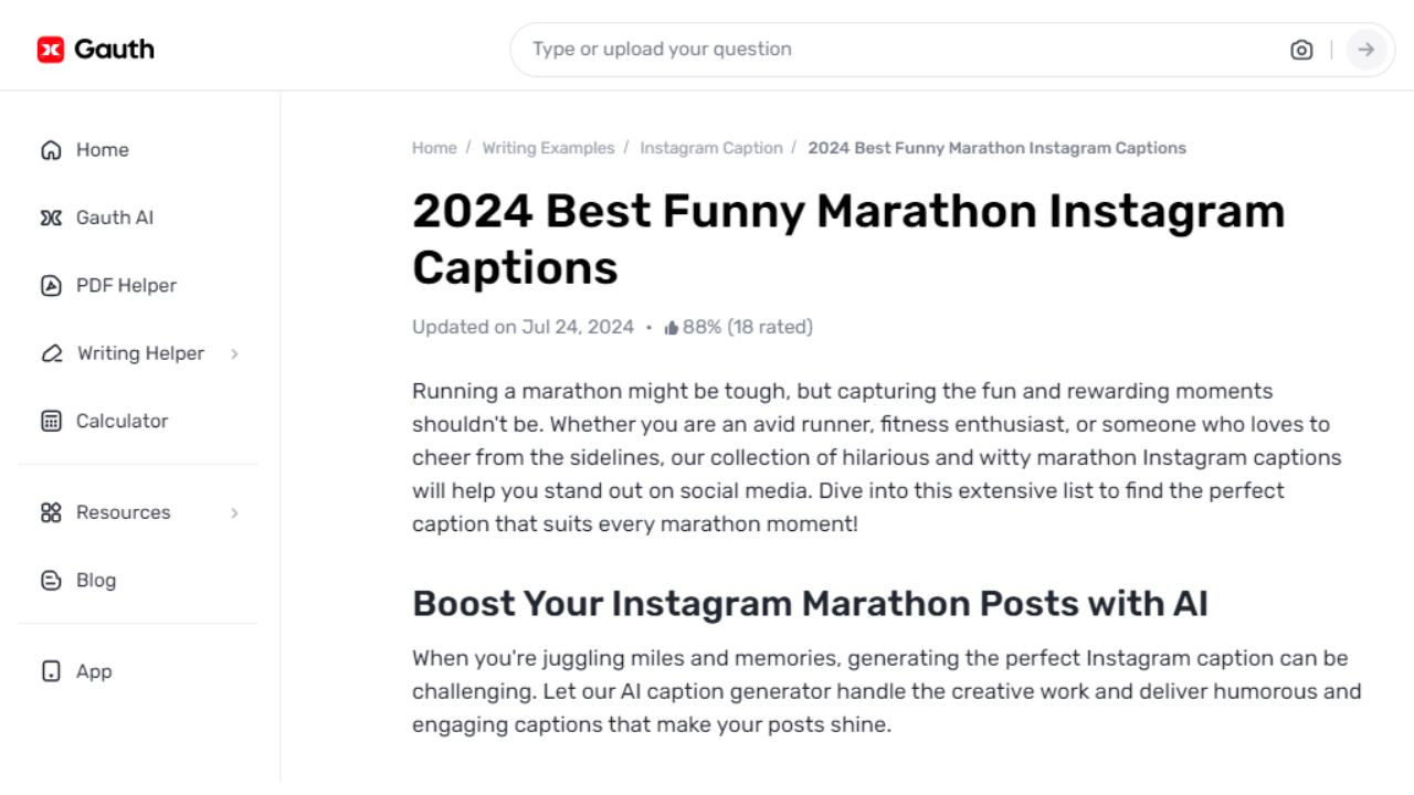From Finish Line to Timeline: How to Increase Your Marathon Posts with Gauth